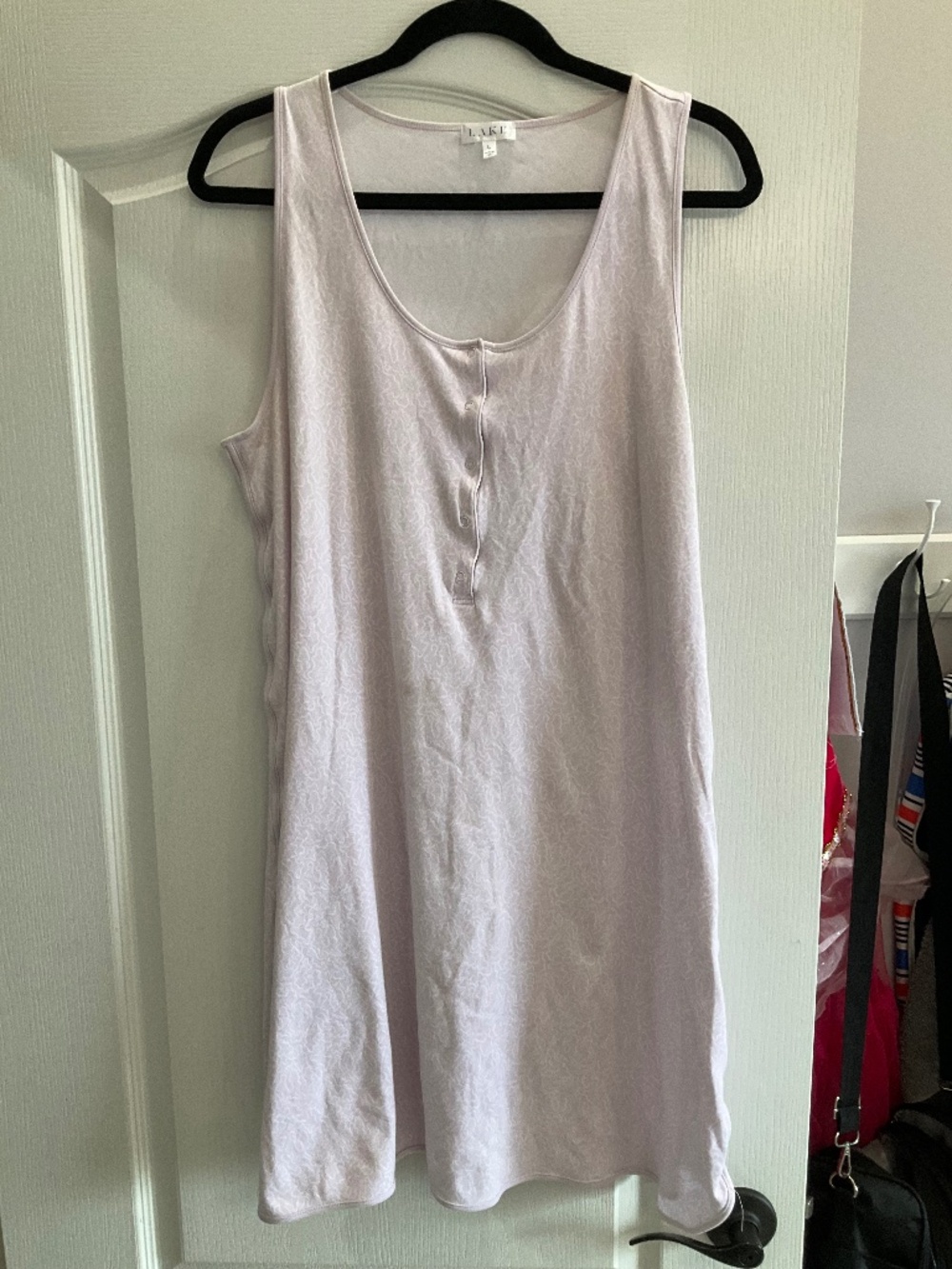 Lake Pajamas Sleeveless Nightgown Size Large Play Condition